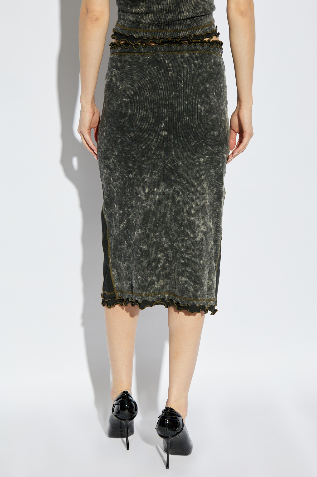 ◆DIESEL◆ O Meno Skirt Charcoal A166560JQAT900A A166560JQAT Black Skirt O-MENO Diesel - Vitkac Italy